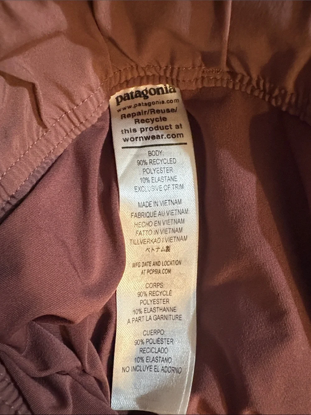 Patagonia Fleetwood Skort- mauve